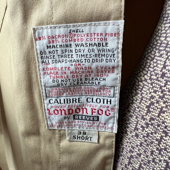 London Fog maincoat 38 short never worn! - Picture 3 of 8